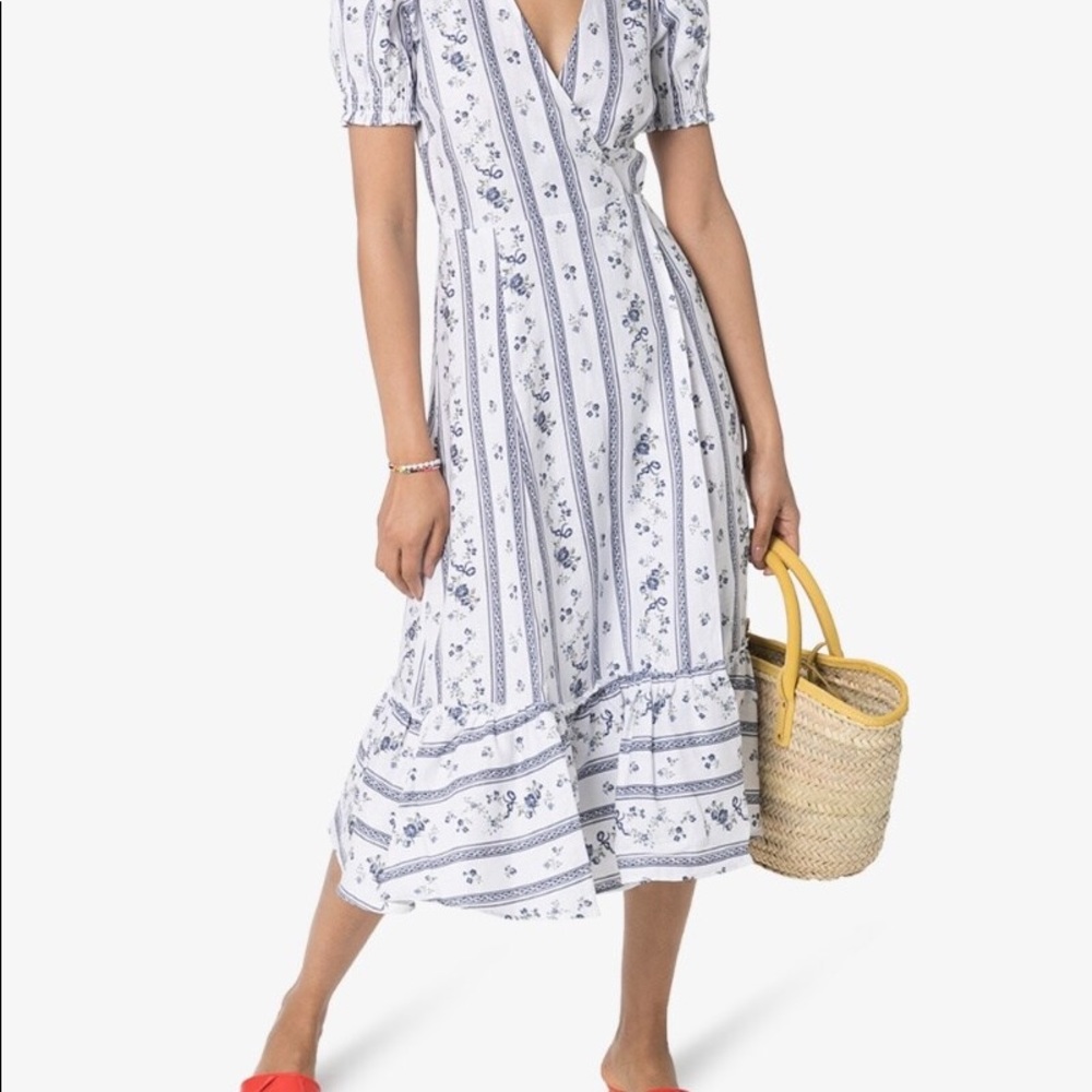 REFORMATION Linen Veronika Dress XL
